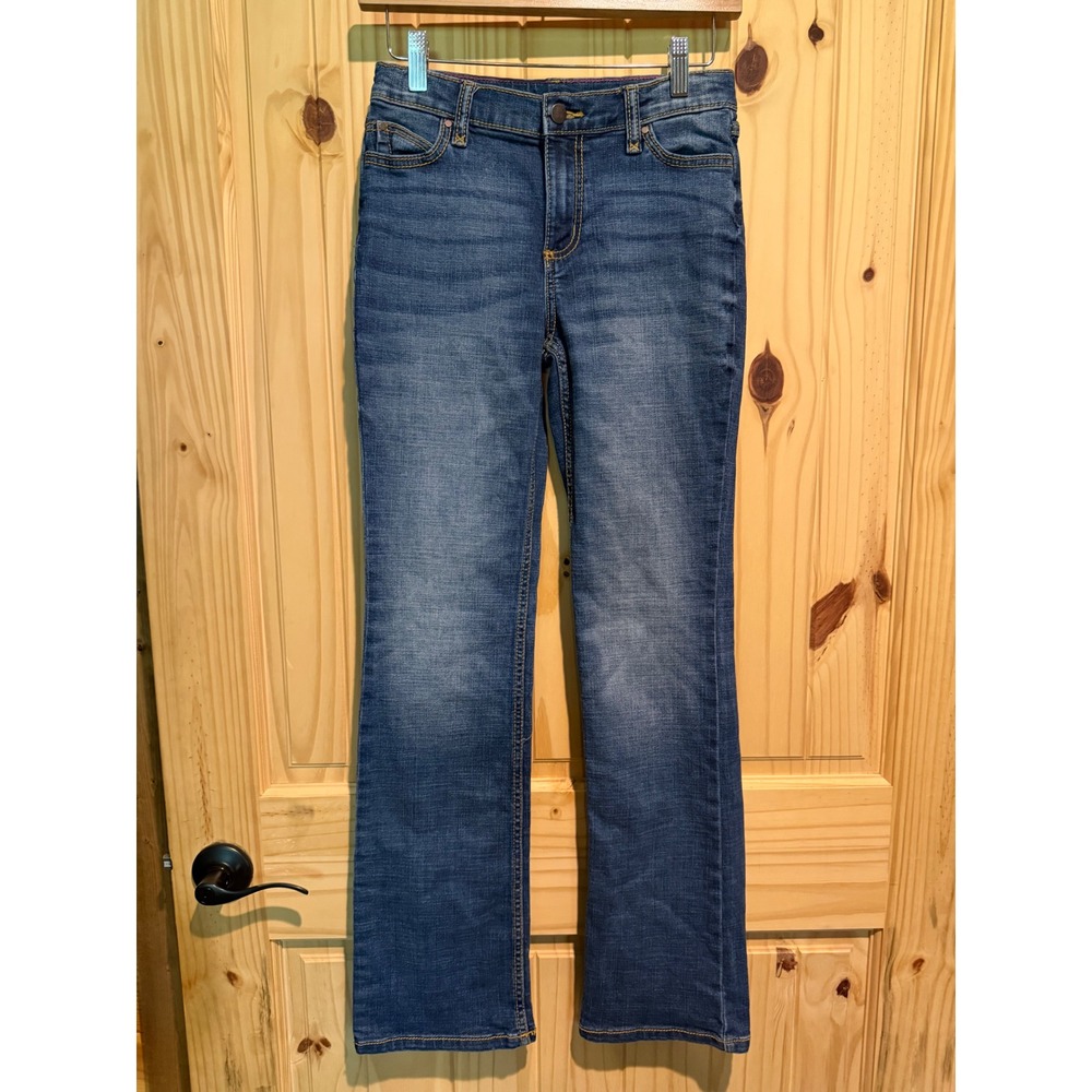 Wrangler Girls Bootcut Jeans Medium Wash Denim Size 14 Regular 1009MWGMS - Picture 1 of 9
